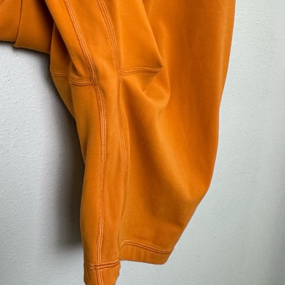 Lululemon Align Onesie 8” Shorts‎ AUTUMN ORANGE W1DSKS Size 10 - Picture 9 of 11